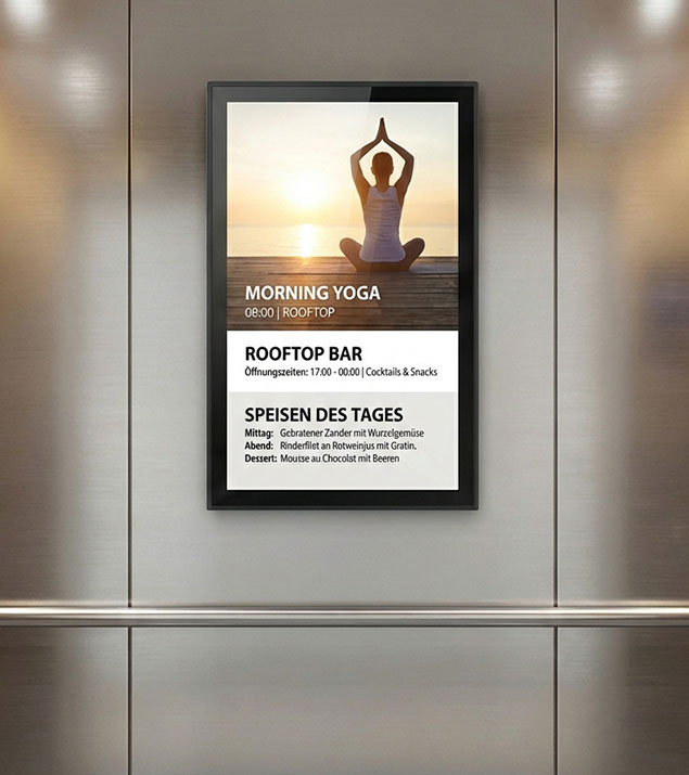 Digitale Infos in Lager und Produktion