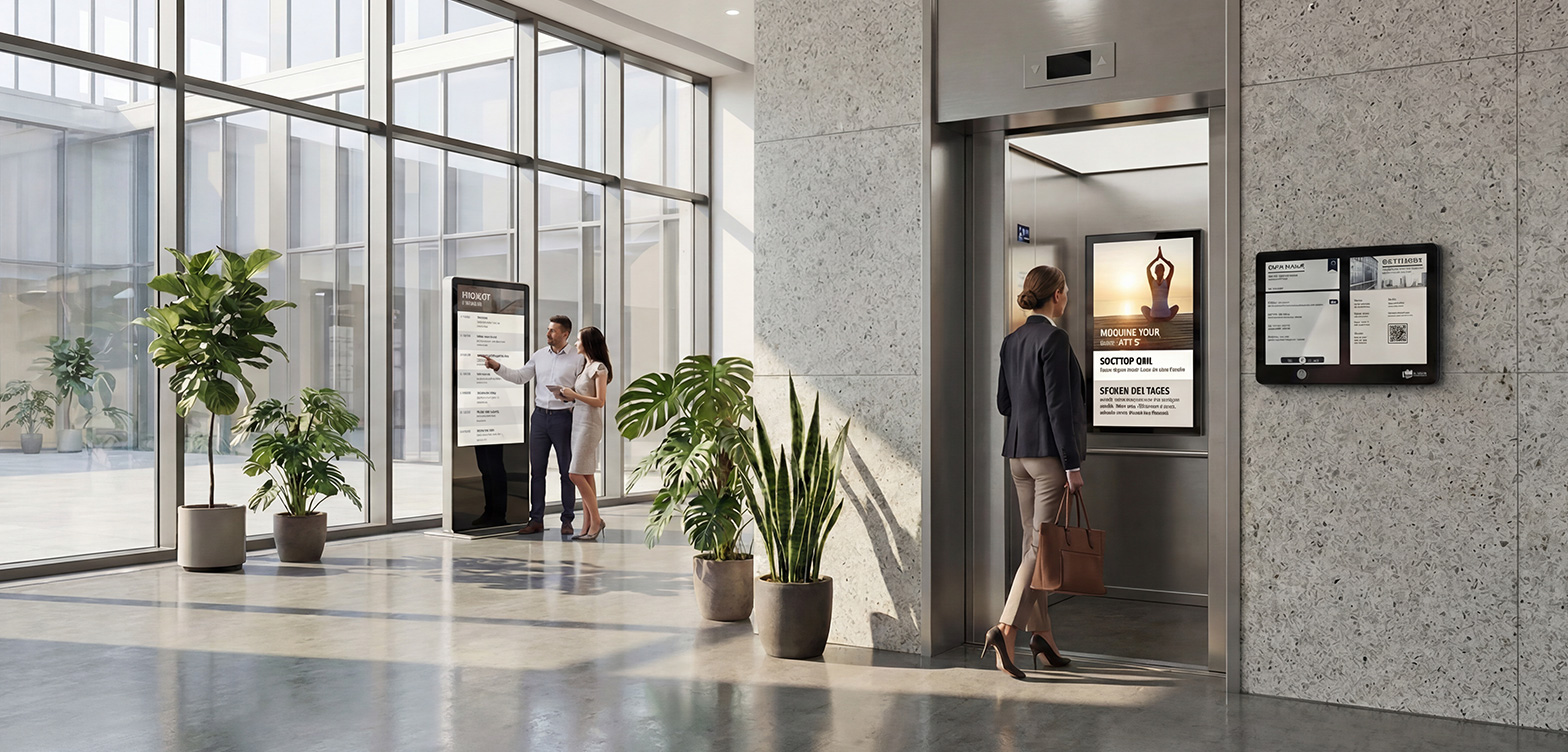 WYSCREEN in der Lobby